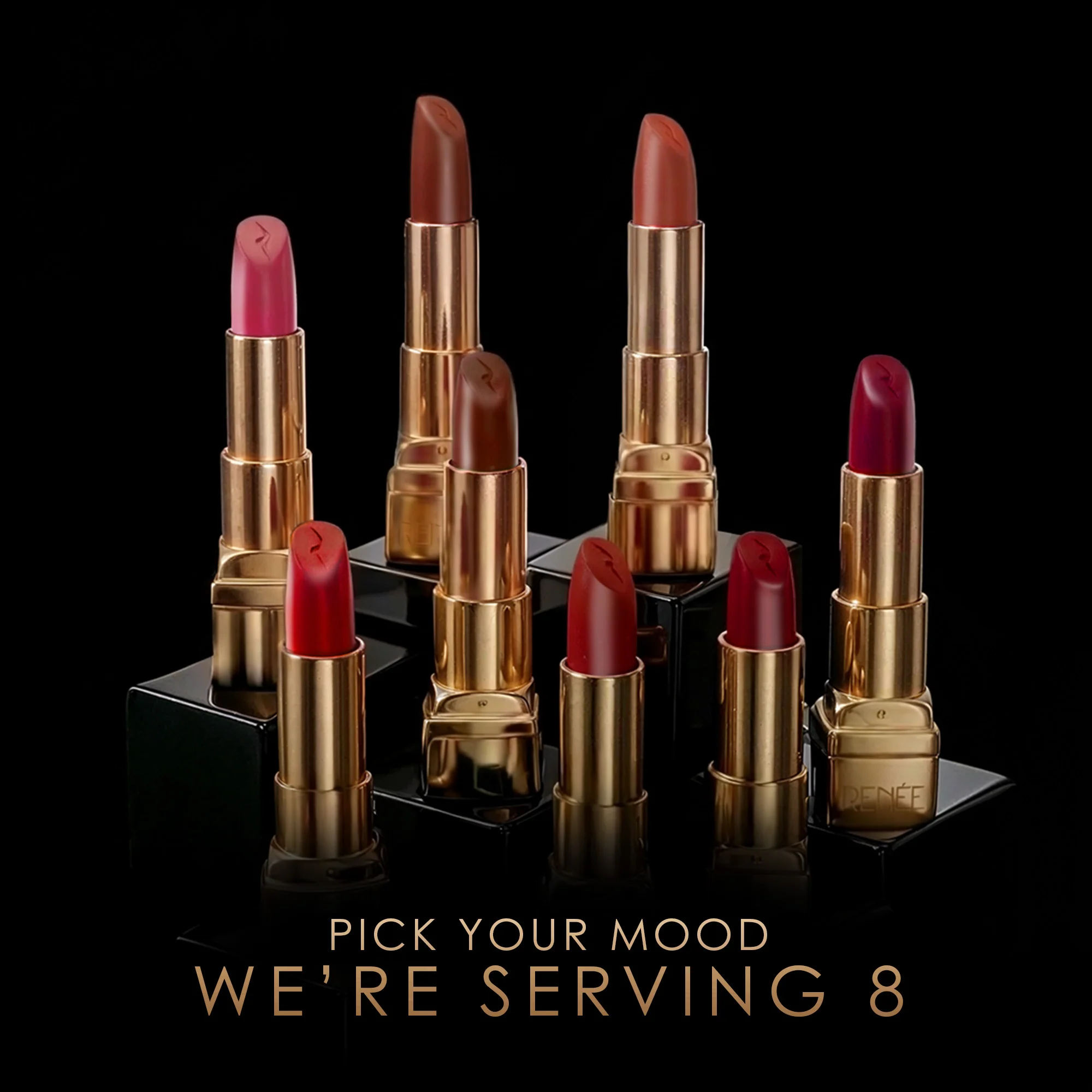 RENEE Classic Satin Matte Lipstick, 4g - Image 7