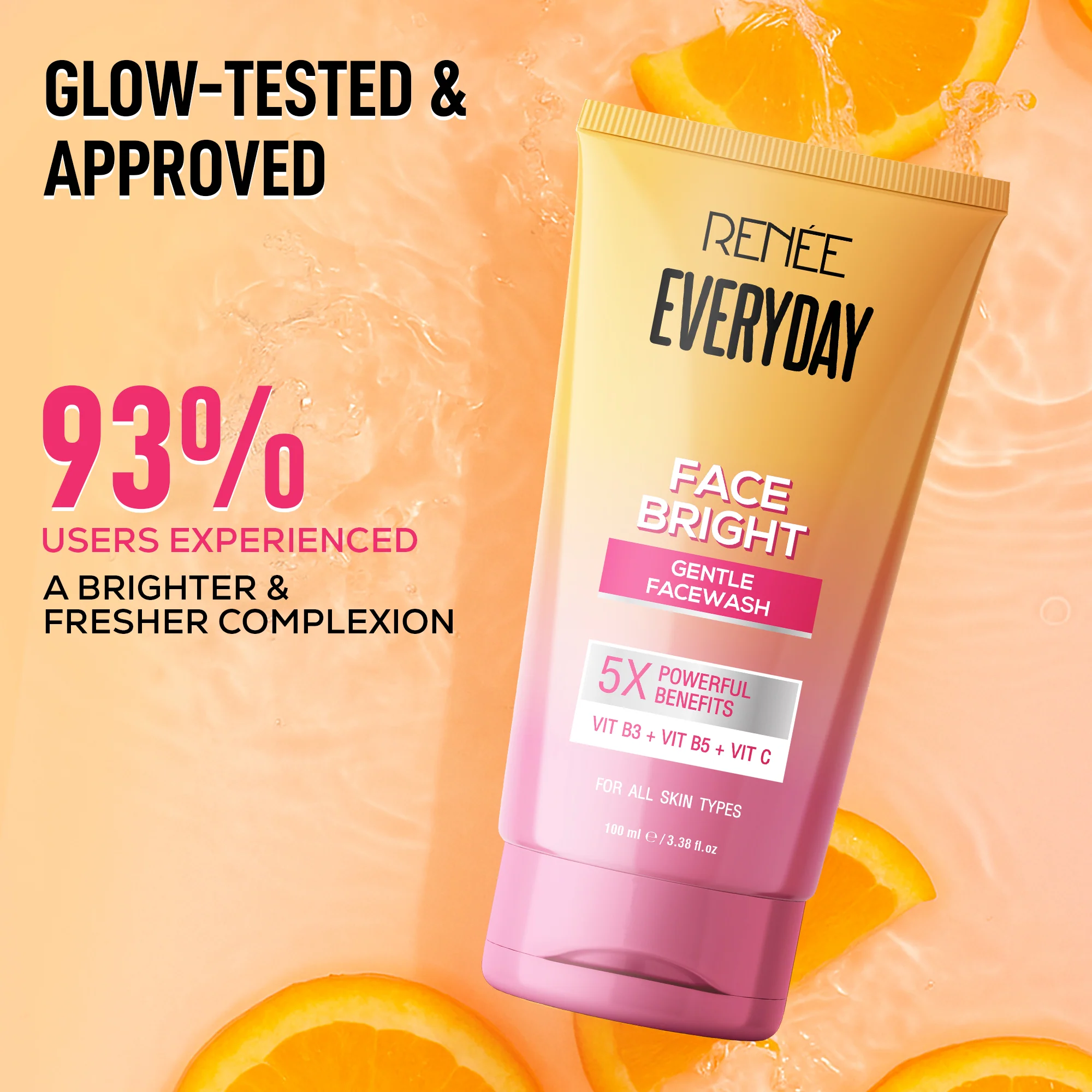 RENEE Everyday Face Bright Brightening Sunscreen With Niacinamide | In-Vivo Tested SPF 50 PA+++, 50ml - Image 11