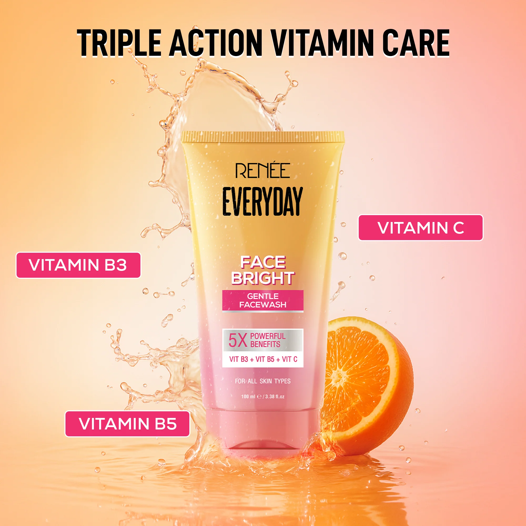 RENEE Everyday Face Bright Brightening Sunscreen With Niacinamide | In-Vivo Tested SPF 50 PA+++, 50ml - Image 12