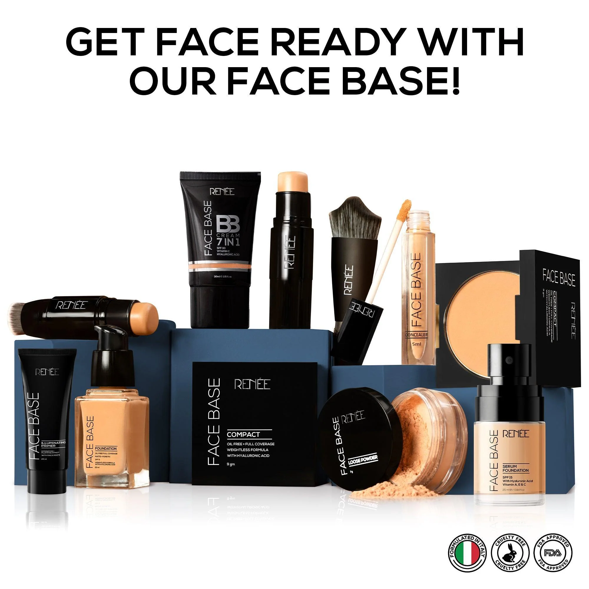 RENEE Face Base 7 in 1 BB Cream with SPF 30, Hyaluronic Acid & Vitamin C, 30 ml - Image 61
