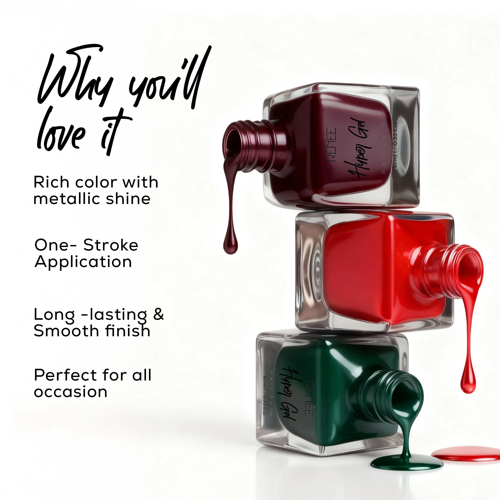 RENEE Hyper Gel Nail Paint 10ml - Image 134