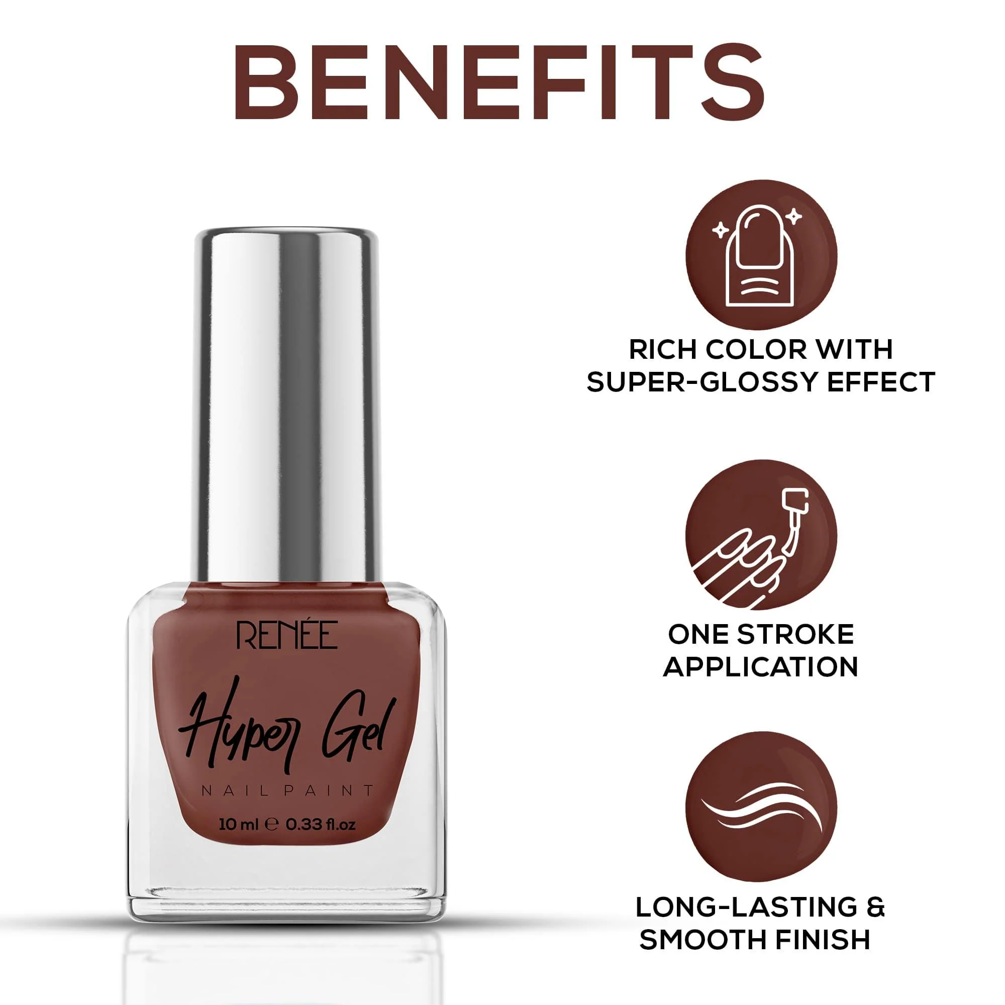 RENEE Hyper Gel Nail Paint 10ml - Image 3