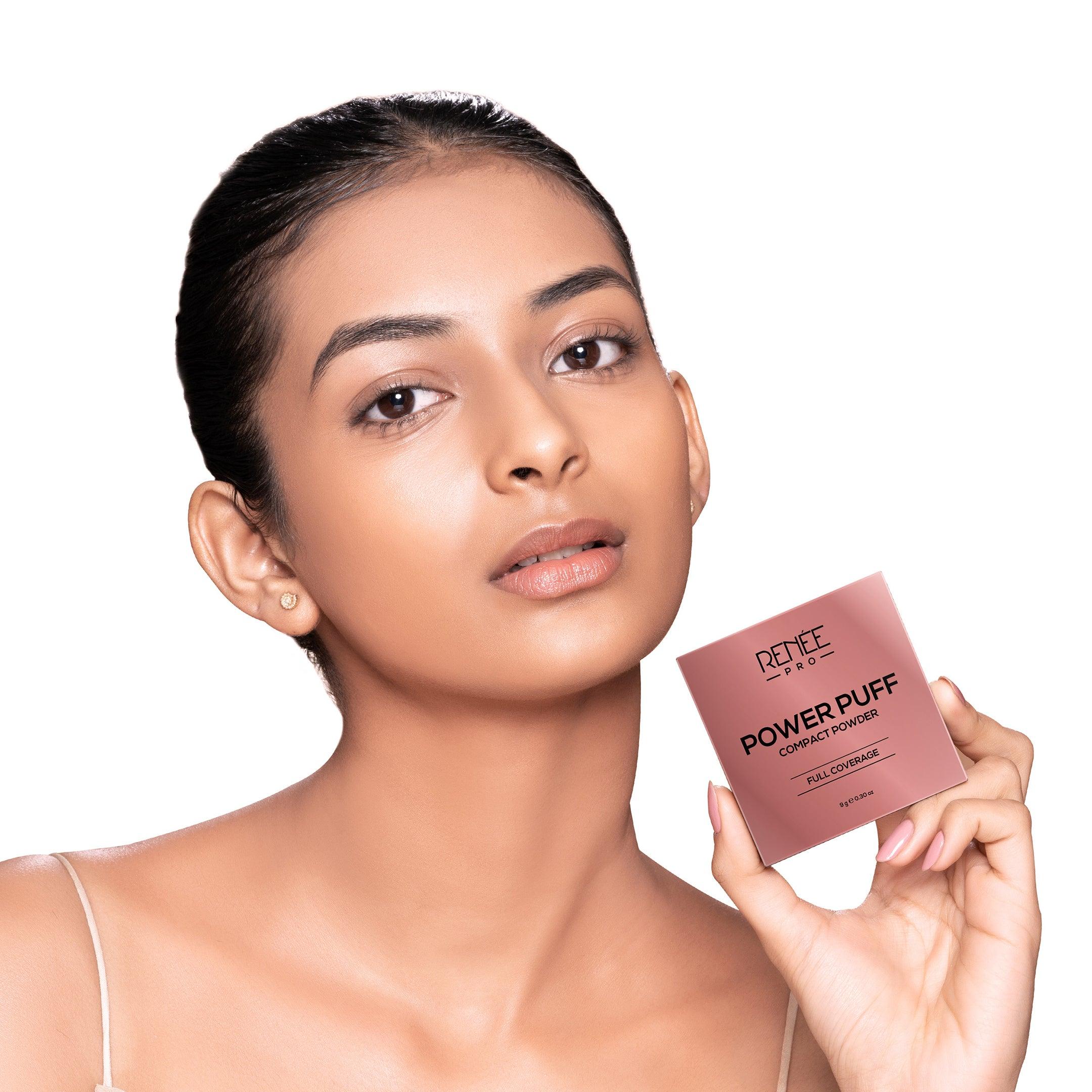 RENEE PRO Power Puff Compact Powder, 9 Gm - Image 19