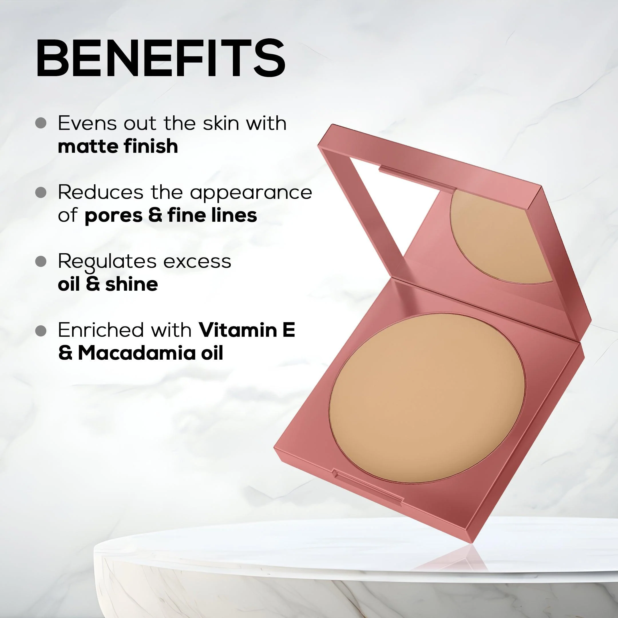 RENEE PRO Power Puff Compact Powder, 9 Gm - Image 36