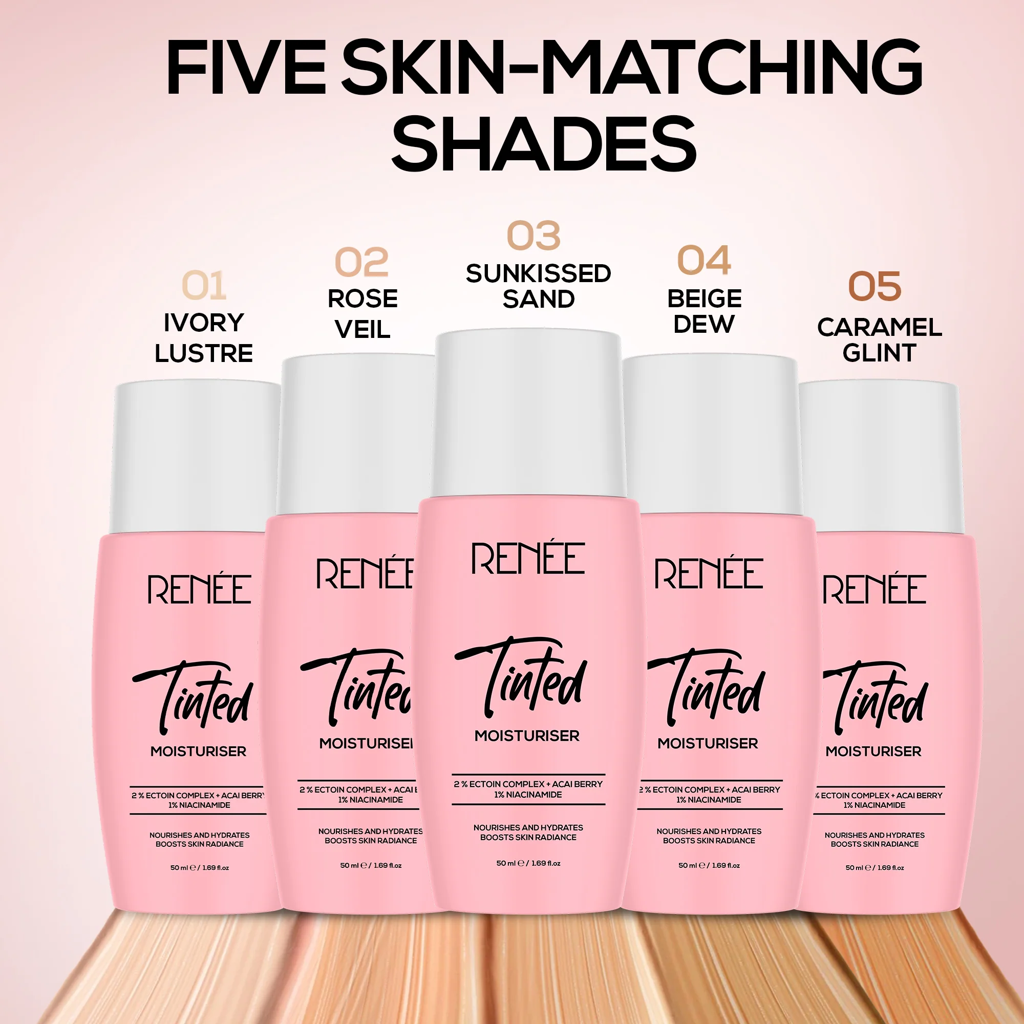 RENEE Tinted Moisturiser, 50 ml - Image 33